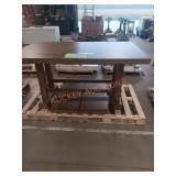 42in x 72in dinner room table with extensions