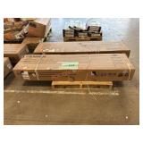 Heavy duty shelving unit 48ï¿½ 2x the bid
