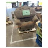 Self rising brown recliner