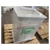 24ï¿½ white vanity