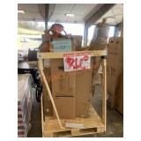 Pantry Cabinet, Tripod Work Light, Rug