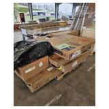 Metal Outdoor Storage Shed, Tarps, LED Mirrors (2)