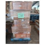 Medium oak cabinets 7XTHE BID;
