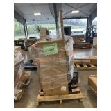 Sawhorse, led mirror, bathroom vanity