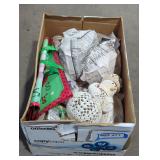 Misc. Christmas decor  box lot.