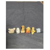 Vintage Wade whimsies porcin figurines lot.