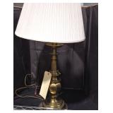 Vintage brass table lamp.