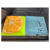 Pier 1 Plates Lot - Qty 2