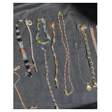 Misc. Costume jewelry lot.