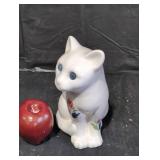 Hand painted porcelain car figurine.