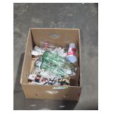 Coca cola cups and bottles and more box lot.