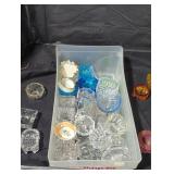 Misc. Glass candle holders lot.
