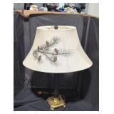 AHS lighting pinecone embroidered lamp shade.