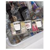 Misc. Shot glasses tote lot.