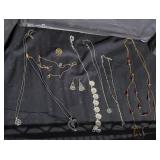 Misc. Costume jewelry lot.