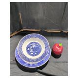 2 Blue Willow Bowls