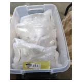 Matching Wine and Champagne Glass Tote Lot