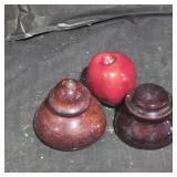 Pair of Vintage utility electric insulators.