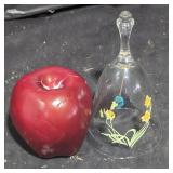 Vintage Avon glass bell.