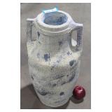 Hand crafted from clay vase.