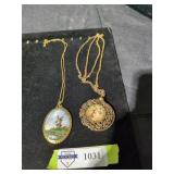 Bone China Necklace and Magnifying Necklace