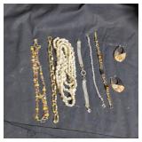 Misc. Costume jewelry lot.