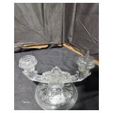 Daisy and Button Double Candelabra