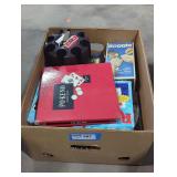 Vintage board games and more box lot.