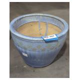 Duo of ceramic planters.