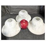 Ceiling Light Lamp Shades - Qty 3