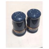 Broncos ceramic salt and pepper shakers.