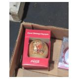 Coca-Cola ornaments box light.
