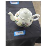 Hand painted ceramic teapot.