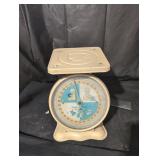 Vintage metal  baby scale.