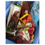 Vintage War and Apache Toy Sets Tote Lot