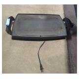 Electric griddle.