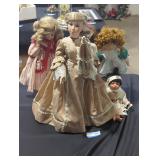 5 vintage dolls lot.