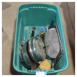 Misc. Kitchen accessories tote lot.