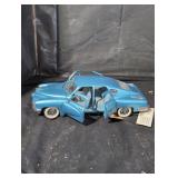 Die cast 1948 tucker scale 1:24 model car.