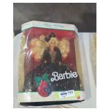 Vintage happy holidays Barbie doll.