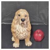 Ceramic dog figurine.