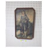 Framed painting,(13in W by 21in H).