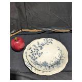 2 Blue and White Plates