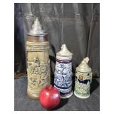 Beer Stein Lot