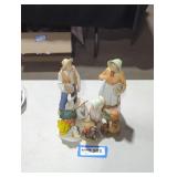 Porcelain figurines lot.