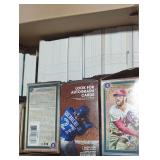 Sports cards box lot.