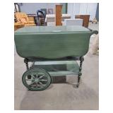 Vintage Rolling Tea Cart
