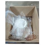 Misc. Glassware box lot.