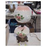 Vintage gone with the wind hurricane lamp.