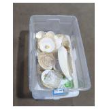 Misc. Plates and dishes tote lot.